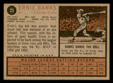 1962 Topps Baseball #025 Ernie Banks Cubs EX 540490