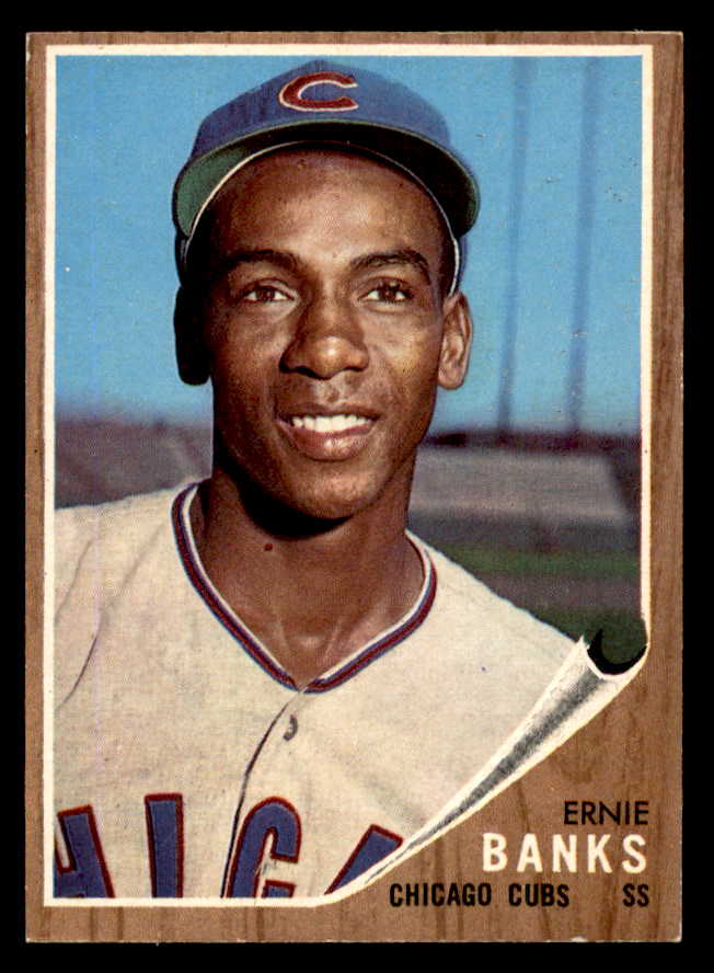 1962 Topps Baseball #025 Ernie Banks Cubs EX+/EX-MT 540491