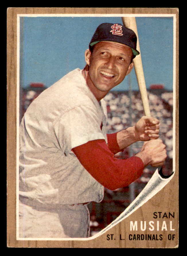 1962 Topps Baseball #050 Stan Musial Cardinals EX 540494