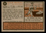 1962 Topps Baseball #050 Stan Musial Cardinals EX 540494
