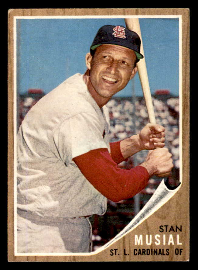 1962 Topps Baseball #050 Stan Musial Cardinals EX+/EX-MT 540497