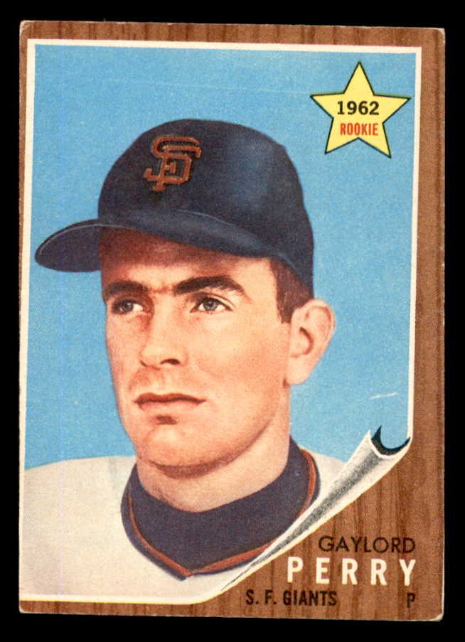 1962 Topps Baseball #199 Gaylord Perry Giants VG-EX 540500