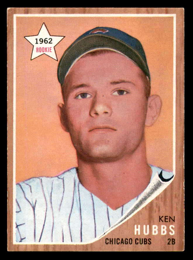 1962 Topps Baseball #461 Ken Hubbs Cubs EX+/EX-MT 540503
