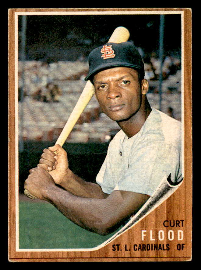 1962 Topps Baseball #590 Curt Flood Cardinals EX 540504