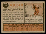 1962 Topps Baseball #590 Curt Flood Cardinals EX 540504
