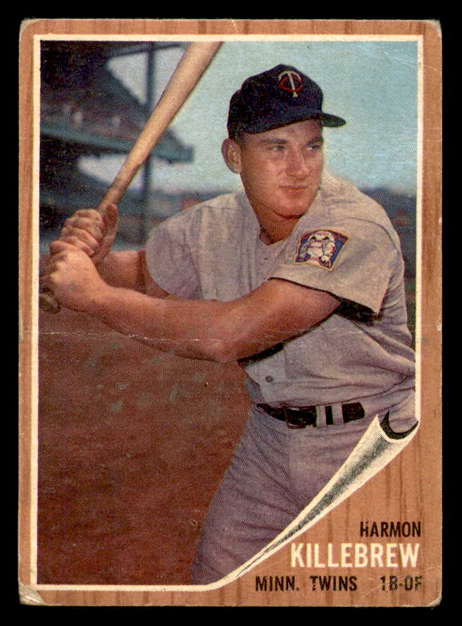 1962 Topps Baseball #070 Harmon Killebrew Twins FR-GD 540506