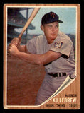 1962 Topps Baseball #070 Harmon Killebrew Twins FR-GD 540506