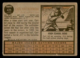 1962 Topps Baseball #425 Carl Yastrzemski Red Sox VG 540507