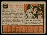 1962 Topps Baseball #218 Joe Torre Braves VG-EX 540510
