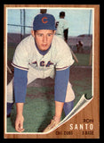 1962 Topps Baseball #170 Ron Santo Cubs EX 540515