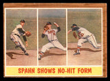 1962 Topps Baseball #312 Warren Spahn IA Braves EX+/EX-MT 540517