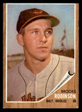1962 Topps Baseball #045 Brooks Robinson Orioles EX 540522