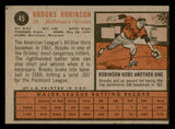 1962 Topps Baseball #045 Brooks Robinson Orioles EX 540522