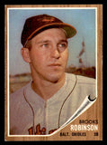 1962 Topps Baseball #045 Brooks Robinson Orioles EX 540523