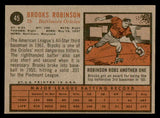 1962 Topps Baseball #045 Brooks Robinson Orioles EX 540523