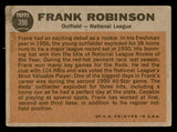1962 Topps Baseball #396 Frank Robinson A.S. Reds VG 540525