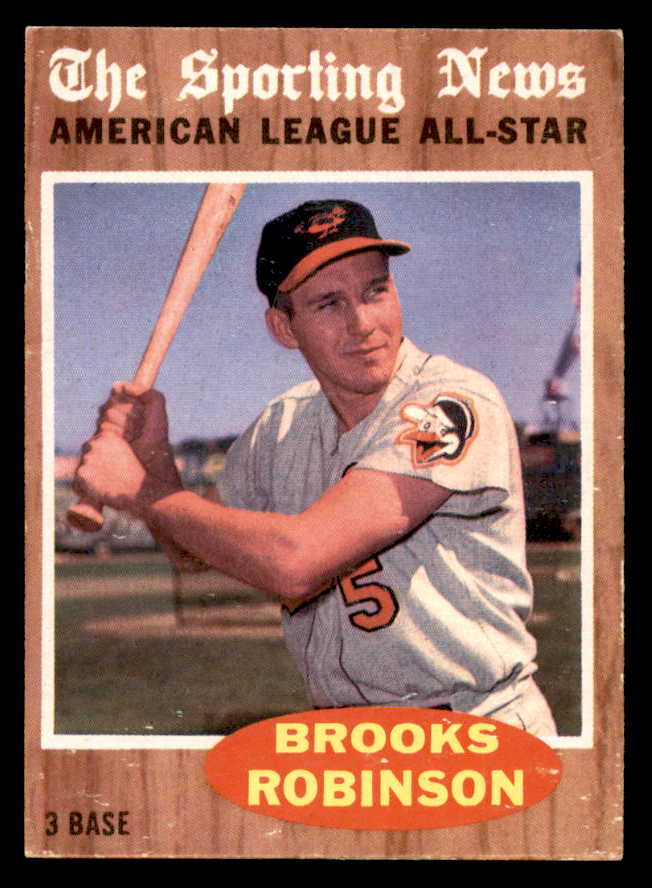 1962 Topps Baseball #468 Brooks Robinson A.S. Orioles VG-EX 540526