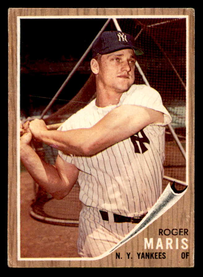 1962 Topps Baseball #001 Roger Maris Yankees VG-EX 540528