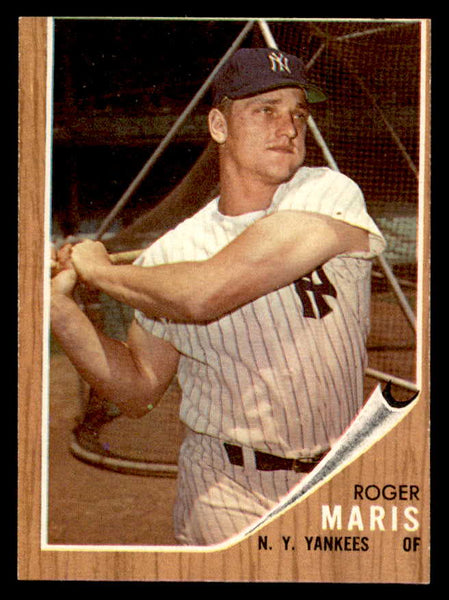 1962 Topps Baseball #001 Roger Maris Yankees EX+/EX-MT 540529