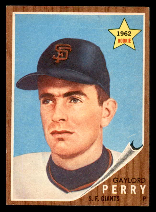 1962 Topps Baseball #199 Gaylord Perry Giants EX+/EX-MT 540532