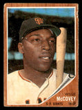 1962 Topps Baseball #544 Willie McCovey Giants GD-VG 540533