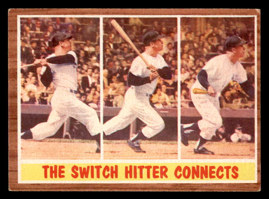1962 Topps Baseball #318 Mickey Mantle IA Yankees VG-EX 540534