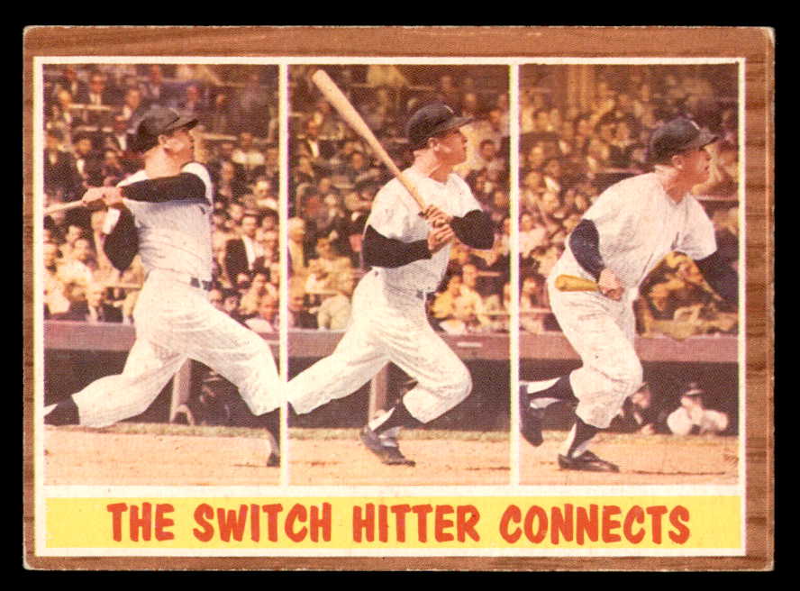1962 Topps Baseball #318 Mickey Mantle IA Yankees VG-EX 540535