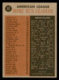 1962 Topps Baseball #053 A.L. Home Run Leaders Mickey Mantle VG-EX 540537