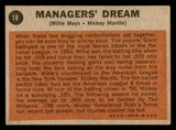 1962 Topps Baseball #018 Mickey Mantle Willie Mays VG-EX 540540