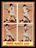 1962 Topps Baseball #313 Roger Maris IA Yankees VG-EX 540543