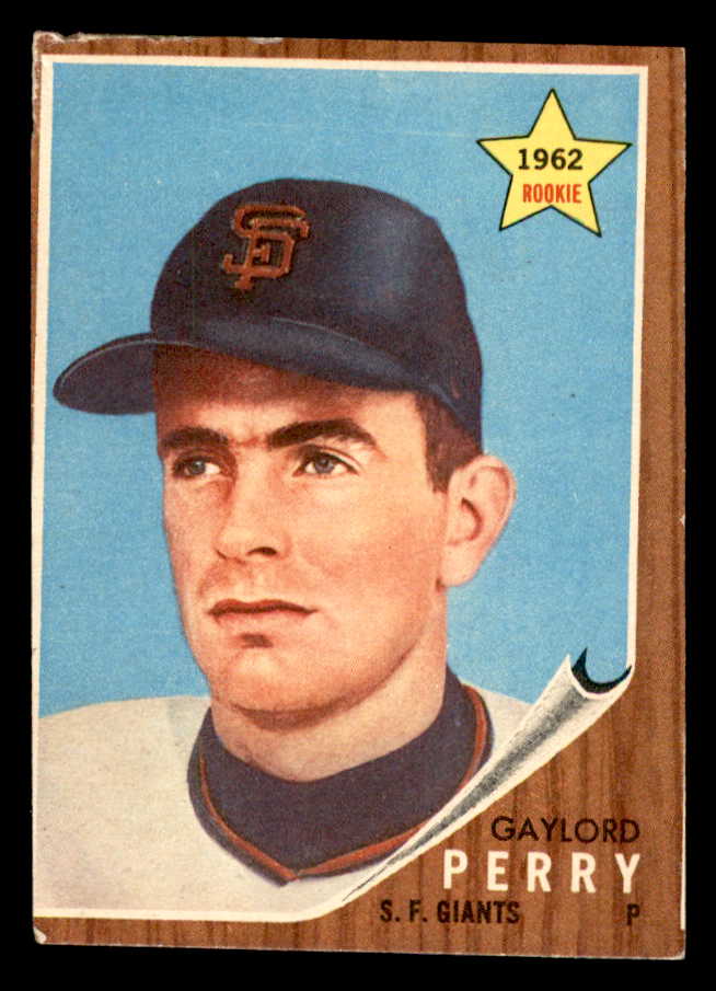 1962 Topps Baseball #199 Gaylord Perry Giants VG 540550