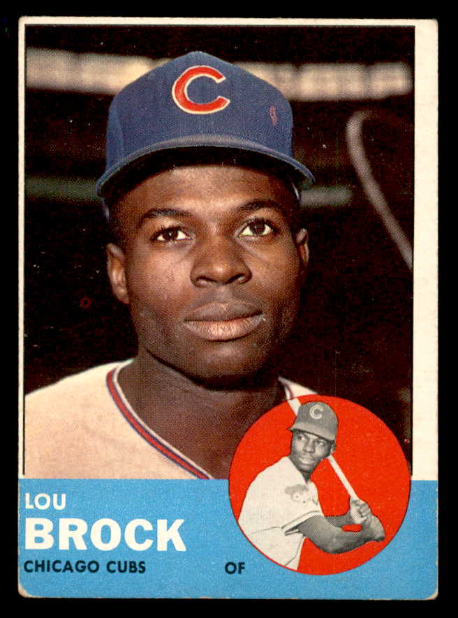 1963 Topps Baseball #472 Lou Brock Cubs VG-EX 540554