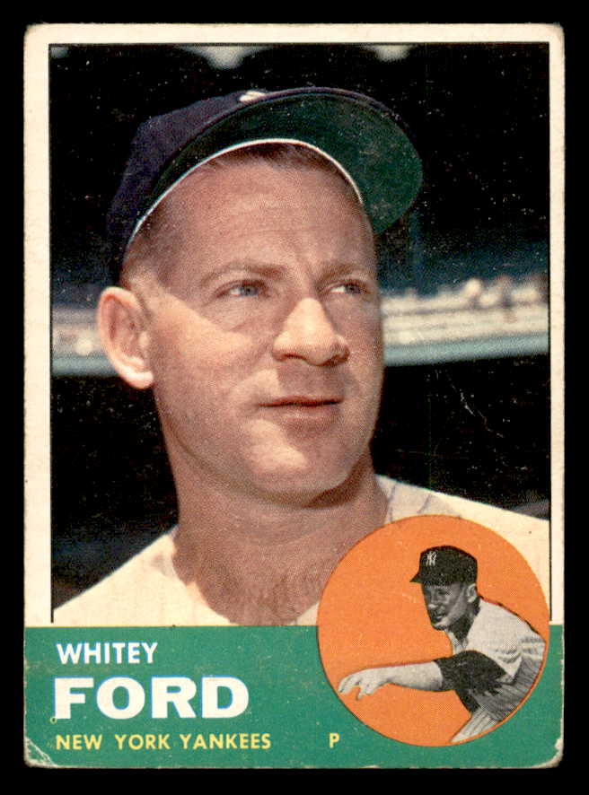 1963 Topps Baseball #446 Whitey Ford Yankees VG 540557