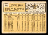 1963 Topps Baseball #446 Whitey Ford Yankees VG 540557