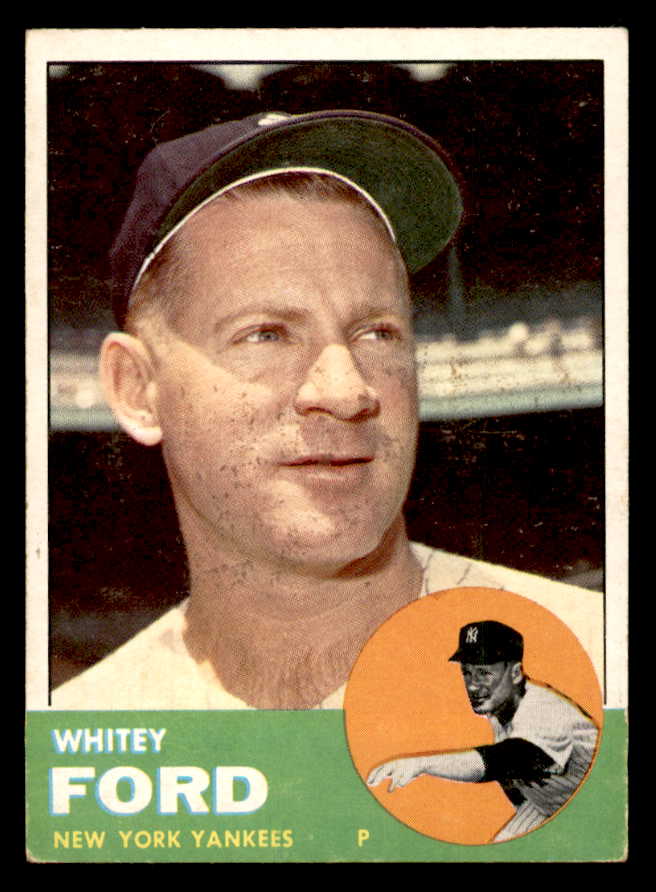 1963 Topps Baseball #446 Whitey Ford Yankees VG-EX 540558