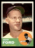 1963 Topps Baseball #446 Whitey Ford Yankees VG-EX 540558