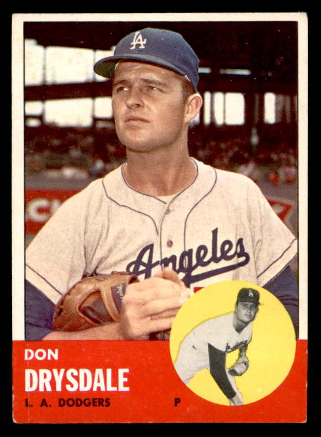 1963 Topps Baseball #360 Don Drysdale Dodgers EX+/EX-MT 540561