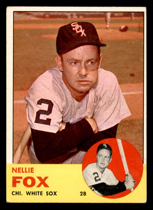 1963 Topps Baseball #525 Nellie Fox White Sox VG-EX 540562