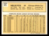 1963 Topps Baseball #525 Nellie Fox White Sox NR-MT 540563
