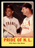 1963 Topps Baseball #138 Willie Mays Stan Musial VG-EX 540568