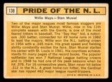 1963 Topps Baseball #138 Willie Mays Stan Musial VG-EX 540568