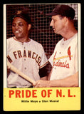 1963 Topps Baseball #138 Willie Mays Stan Musial VG-EX 540569
