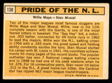 1963 Topps Baseball #138 Willie Mays Stan Musial VG-EX 540569