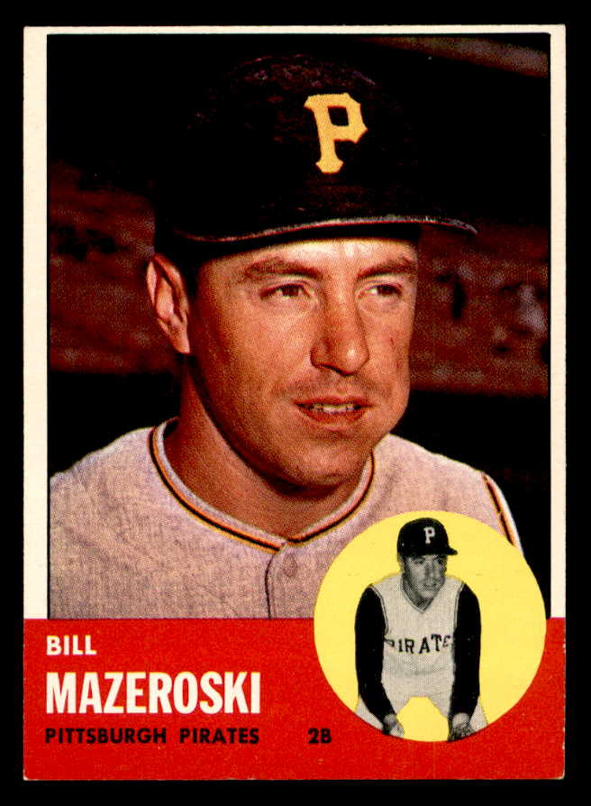 1963 Topps Baseball #323 Bill Mazeroski Pirates NR-MT 540573