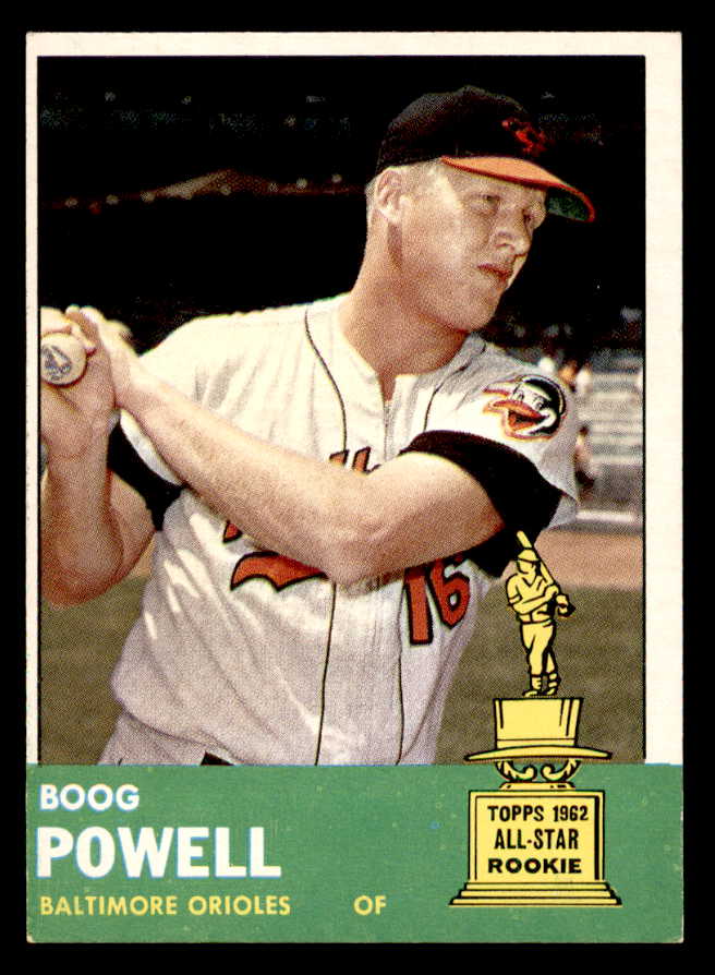 1963 Topps Baseball #398 Boog Powell Orioles EX+/EX-MT 540574