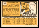 1963 Topps Baseball #398 Boog Powell Orioles EX+/EX-MT 540574