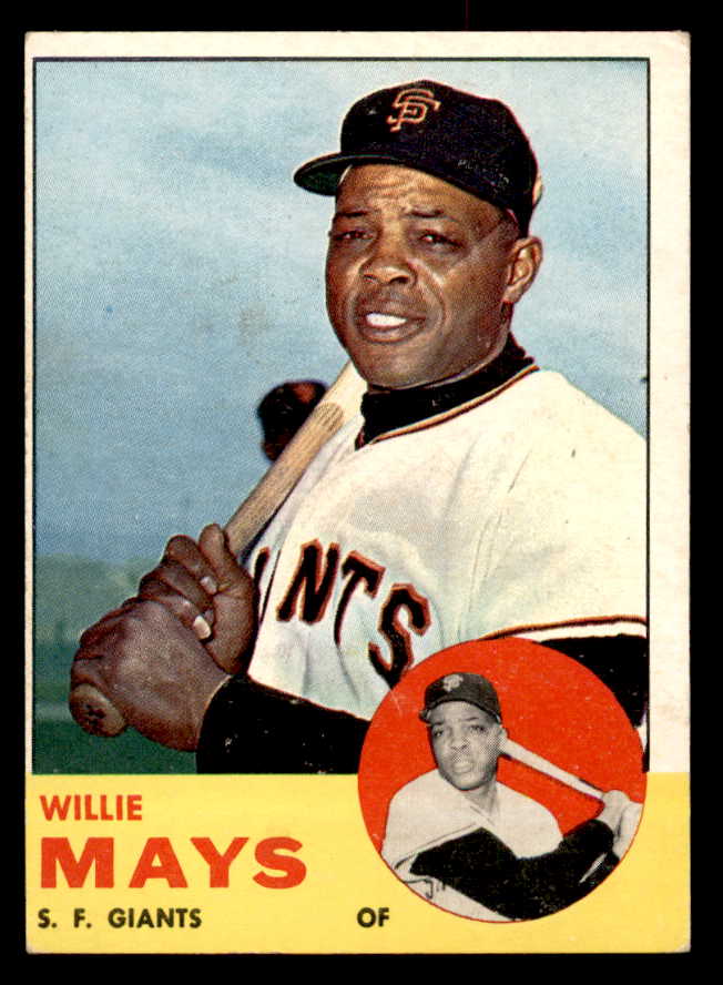 1963 Topps Baseball #300 Willie Mays Giants VG-EX 540576