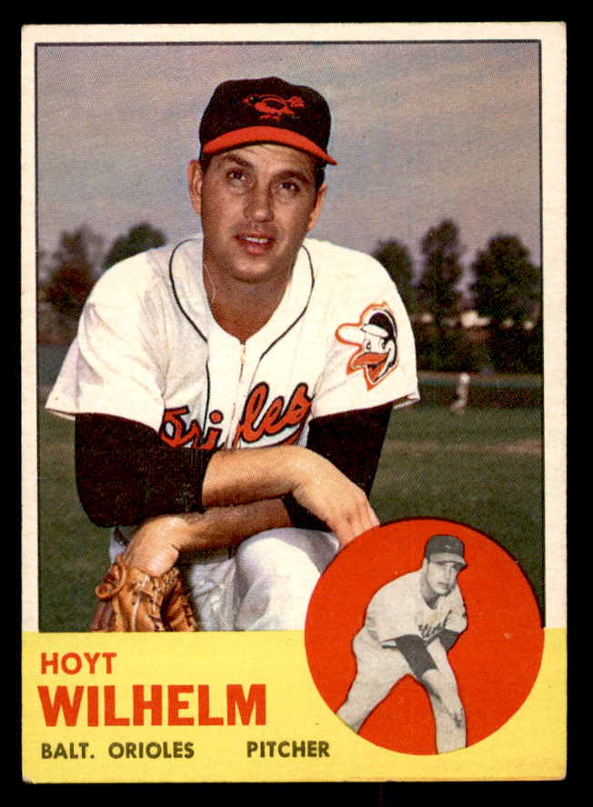 1963 Topps Baseball #108 Hoyt Wilhelm Orioles EX 540577