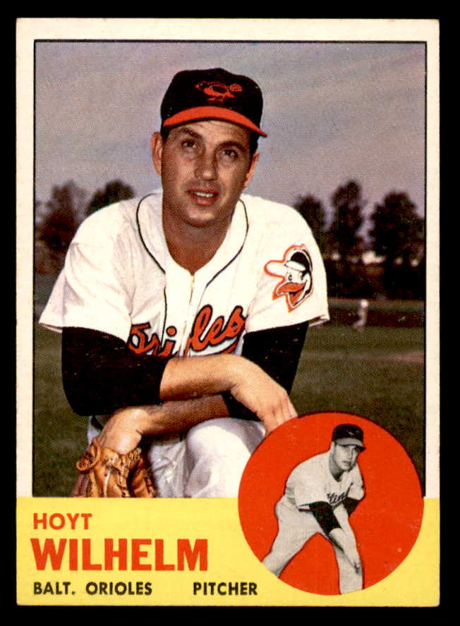 1963 Topps Baseball #108 Hoyt Wilhelm Orioles NR-MT 540578