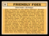 1963 Topps Baseball #068 Duke Snider Gil Hodges VG-EX 540579